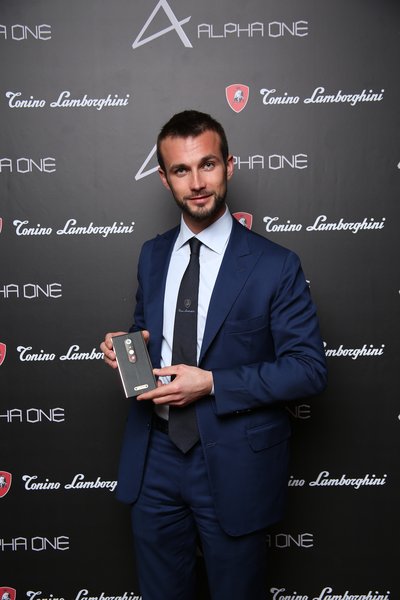 Ferruccio Lamborghini,vice-president of Tonino Lamborghini, celebrated Lamborgini ALPHA-ONE Launching in Moscow
