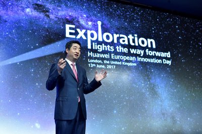 Ken Hu, Huawei's Deputy Chairman and Rotating CEO, is giving a keynote at Huawei European Innovation Day 2017.