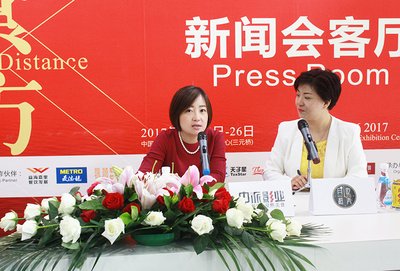 麦德龙中国副总裁陈佳女士接受媒体采访