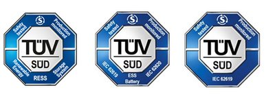 TUV南德储能电池及动力电池部分Mark标识