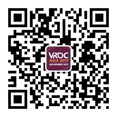 虚拟现实开发者大会（VRDC）启动亚洲站，将于11月在上海举行