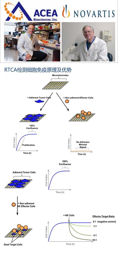 艾森RTCA检测细胞免疫原理图