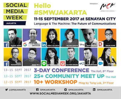 Social Media Week Jakarta 2017 Line Up