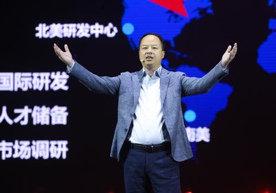 Yu Jun, president of GAC Motor at GS7/GS3 release event