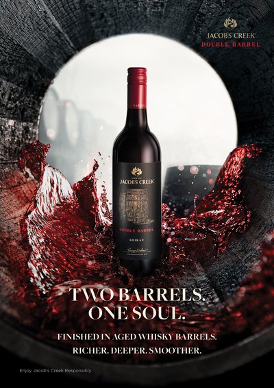 JACOB'S CREEK(TM) Launches 'DOUBLE BARREL' Wine Campaign Narrated By Chris Hemsworth