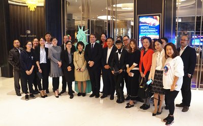 Sean Stein, U.S. Consul General Shanghai with some of the guests