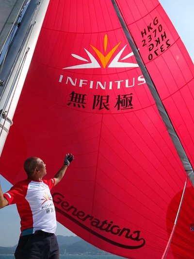 無限極贊助的Generations號勇奪2017年中國盃帆船賽組別第三名