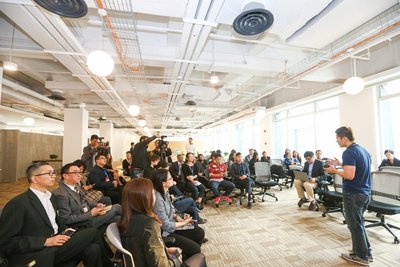 香港冯氏集团各业务领导与外部创新企业进行分享