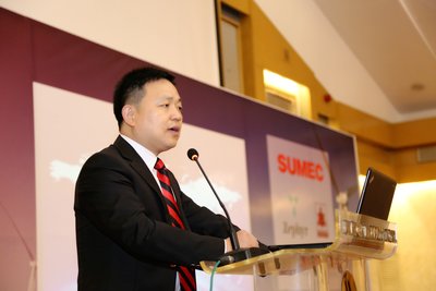 苏美达集团总经理蔡济波致辞
