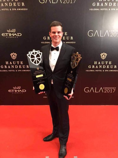 Jamie Mead, pengurus besar serantau, Malaysia di Anugerah Hotel Global Haute Grandeur