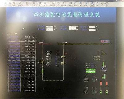 The management system interface of the Moudularized Battery Energy Storage Power Plant