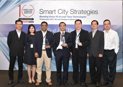 Huawei recognized for its contribution to drive innovation in 5G, Internet of Things / Machine-to-Machine and Smart City at 2017 Telecom Asia Readers’ Choice & Innovation Awards