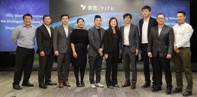 Discussion with Singapore officials at YITU's Shanghai headquarters