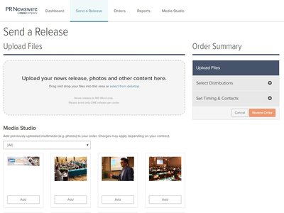 PR Newswire's Customer Portal