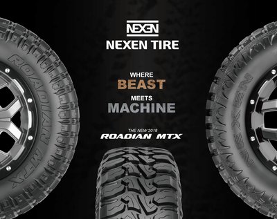 Nexen Tire、マッドテレーンタイヤのRoadian MTXを発売開始へ