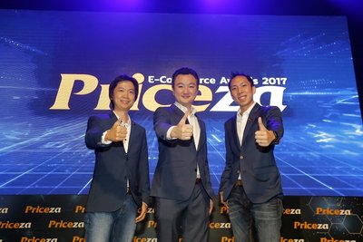 3 Co-founders of Priceza, one of SEA's leading shopping search engines, unveiled Thailand's e-Commerce trends at Priceza E-Commerce Awards 2017