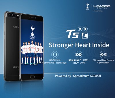 SC9853I của Spreadtrum ra mắt trên smartphone T5c của LEAGOO