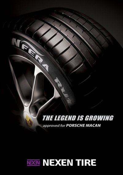 Nexen Tire cung cấp lốp thiết bị gốc cho Porsche Macan