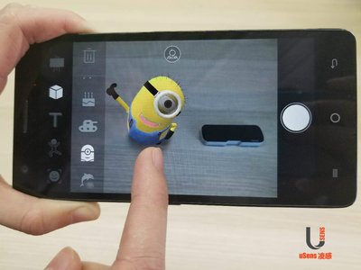 uSens与展讯合作开发的手机AR App