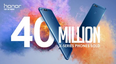 Honor X series achieved overwhelming sales performance with over 40 million units sold in the global market.