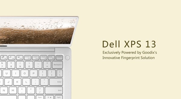 Dell XPS 13 - Exclusively Powered by Goodix's Innovative Fingerprint Solution