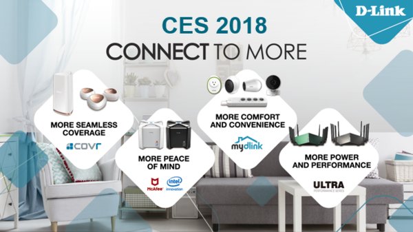 CES 2018  D-Link 新品精彩登场 提供创新智能连网体验