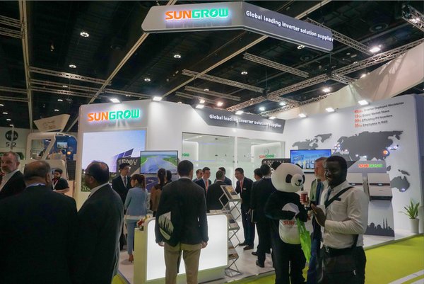Sungrow booth at WFES 2018