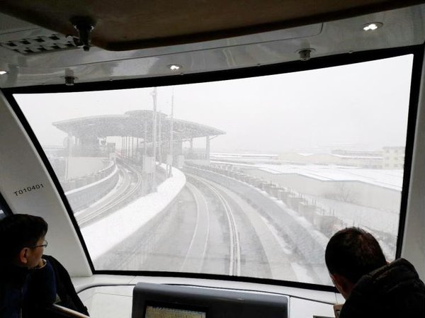 风雪无阻，稳速前进--APM列车直面冰雪等恶劣天气
