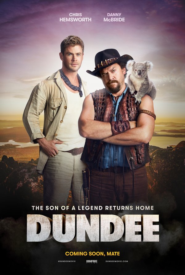 Dundee Movie Poster featuring Chris Hemsworth and Danny McBride