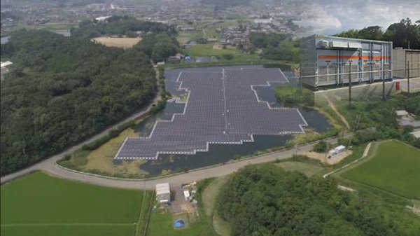 Mitakabe pond Solar Power Station