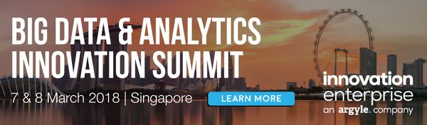 Big Data & Analytics Innovation Summit is returning to Singapore this March