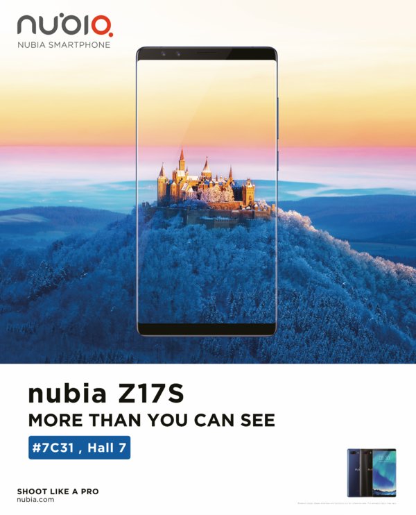 “นูเบีย” เตรียมอวดโฉม 3 สมาร์ทโฟนดีไซน์สุดล้ำในมหกรรม MWC 2018