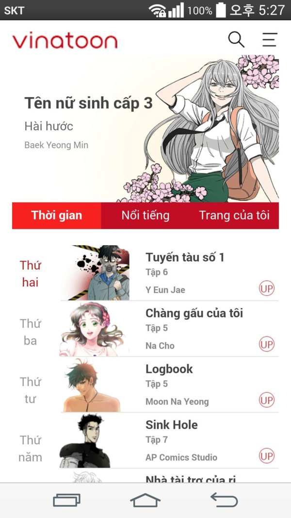 Vinatoon, dịch vụ webtoon tiên tại Việt Nam