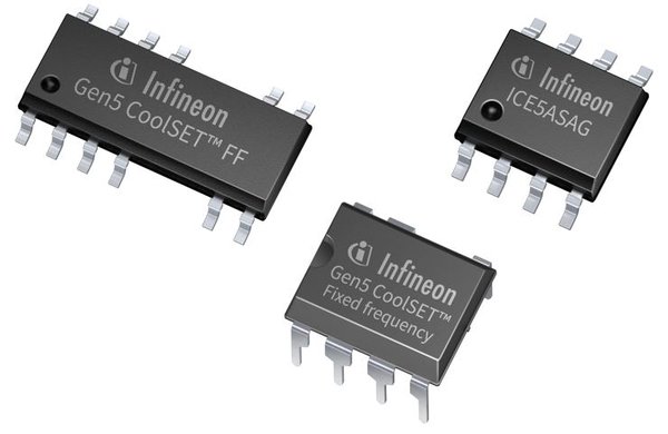 The complete Fixed Frequency 700 V and 800 V CoolSET 5th generation product portfolio is available now in DIP-7 and DSO-12 and the standalone fixed frequency PWM controller is available in a DSO-8 package.