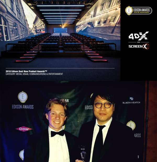 (Left) Jack Fox, the Edison Awards / (Right) Ted Chang, Head of Customer Relation, CJ 4DPLEX America