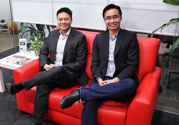 Reynold Wijaya (left) and Kelvin Teo (right), Co-Founders of Funding Societies