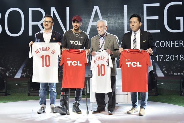 Neymar Jr. kicks off TCL's 2018 global sports campaign