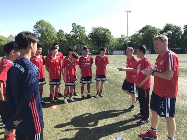中国青少年足球运动员赴德参与训练营