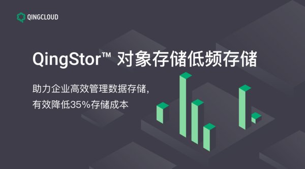 青云QingCloud推出低频存储服务 存储成本直降35%