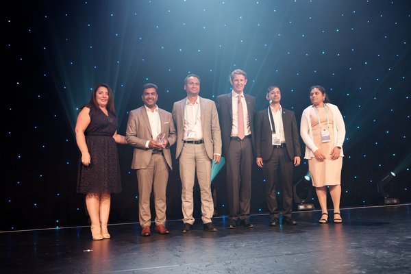 Aspire Systems being awarded the Best Regional Partner of the Year in Asia Pacific by Temenos