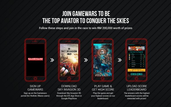 4 Simple Steps to Play Sky Invasion 3D and Win Prizes