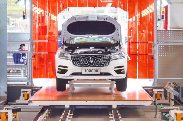 Grand Off-line Ceremony for the production of the 100,000th Borgward Car
