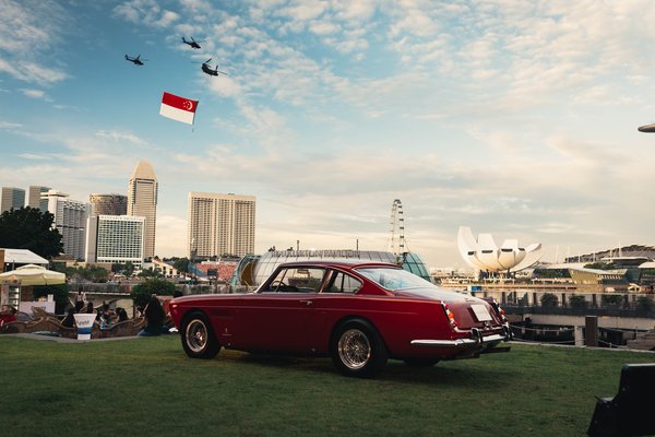 Fullerton Concours d'Elegance coincided with the first of Singapore's National Day previews