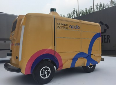 "MicroCar" รถขนส่งสินค้าไร้คนขับที่มาพร้อมระบบอัจฉริยะ L4-class ของ Baidu
