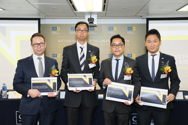 (From left to right) Gavan Ord, Policy Adviser, CPA Australia; Albert Wong, Committee Member of Greater Bay Area Innovation & Technology Committee, CPA Australia; Paul Ho, Divisional President 2018 – Greater China, CPA Australia; Allen Wong, Committee Member of Greater Bay Area Innovation & Technology Committee, CPA Australia