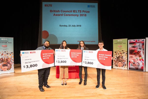 British Council IELTS Prize 2017/18 Singapore winners