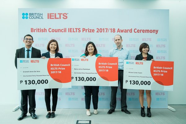 British Council IELTS Prize 2017/18 Philippines winners