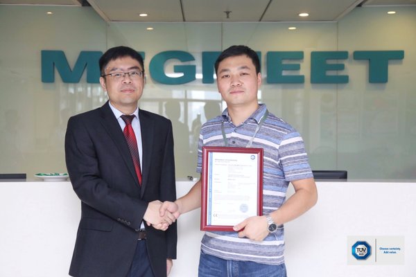 TUV南德为深圳麦格米特颁发中国首张直流充电模块产品证书
