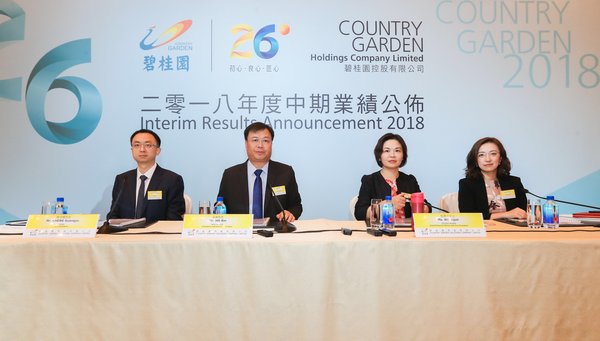 Country Garden’s Interim Results Conference 2018