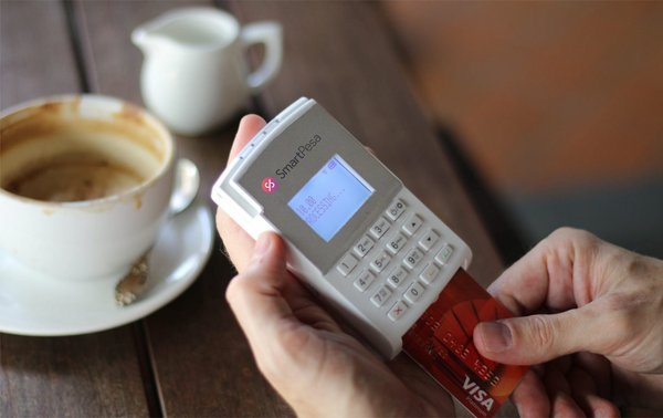 Tune Protect Malaysia agents are using SmartPesa’s mPOS terminals (pictured) for a better customer experience with on-the-spot policy payments